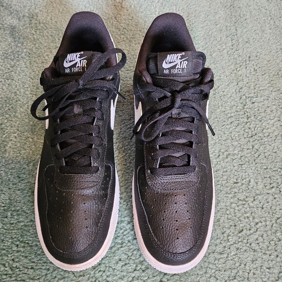 Nike Air Force 1 Low "07 Black White" CT2302-002 Men's Size 12-No Box - Picture 7 of 16